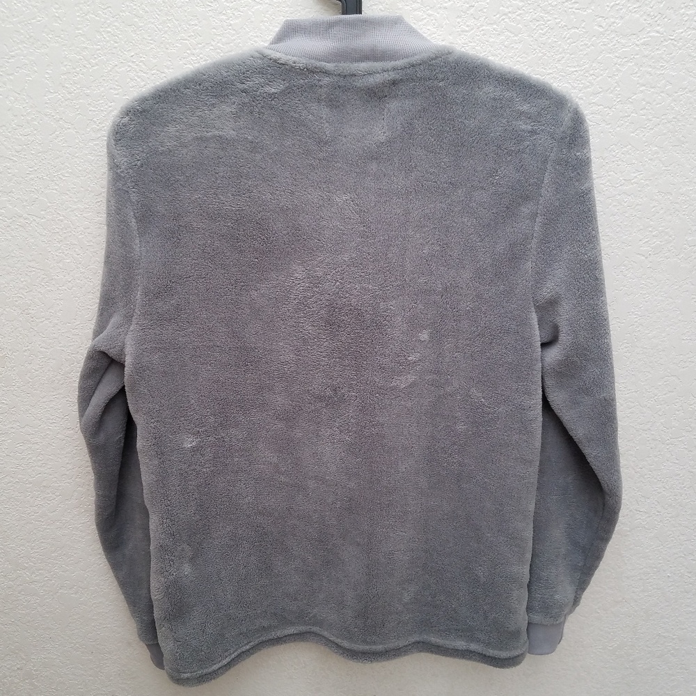 NWOT PJ Couture Grey Fleece Pullover Sweater - Picture 4 of 4